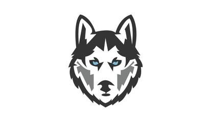 Fototapeta na wymiar Fox logo simple minimalist design, vector modern animal logo