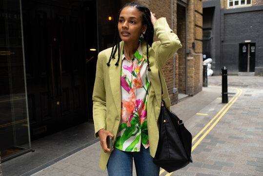 Black Woman Lifestyle Street Portrait