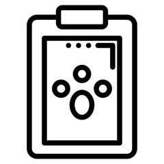 veterinary clipboard line 