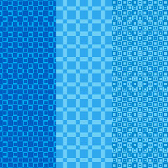 Set of seamless box patterns