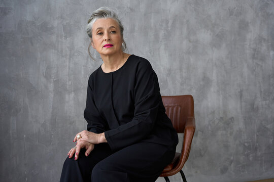 classic strict portrait of an adult woman