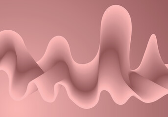 Abstract soft color fluid wave. Duotone geometric compositions with gradient 3d flow shape. Innovation mode vector