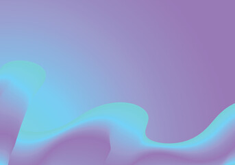 Abstract soft color fluid wave. Duotone geometric compositions with gradient 3d flow shape. Innovation mode vector