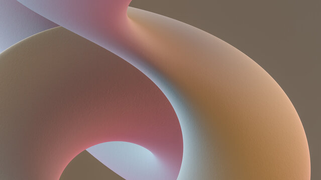 Soft curved abstraction.