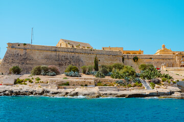 Fototapeta na wymiar Fort Manoel in Gzira, Malta
