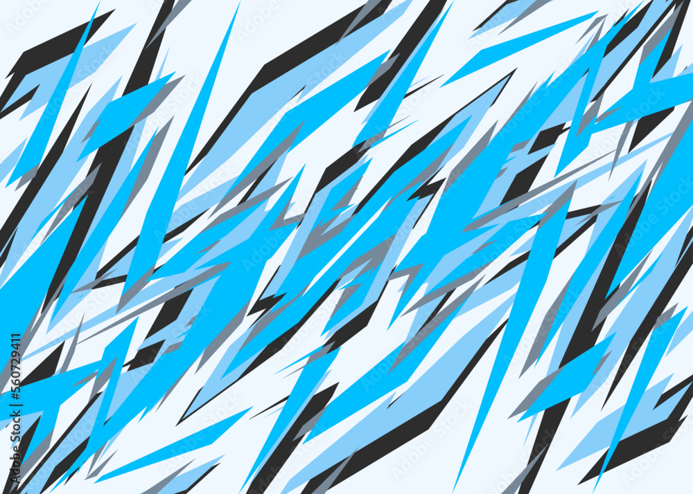 Poster abstract background with irregular and overlapping sharp lines pattern