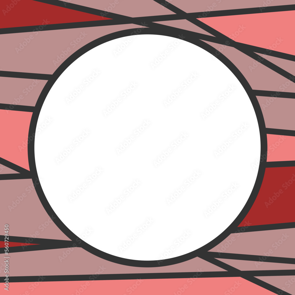Poster minimalist framed background with abstract colorful lines and with some copy space area. minimalist 