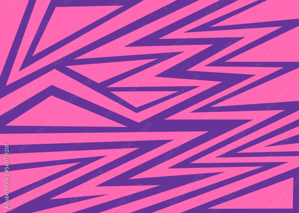 Poster abstract background with some triangle and zigzag lines pattern