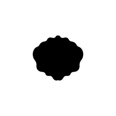 Cloud icon. Simple style weather poster background symbol. brand logo design element. Cloud t-shirt printing. Vector for sticker.