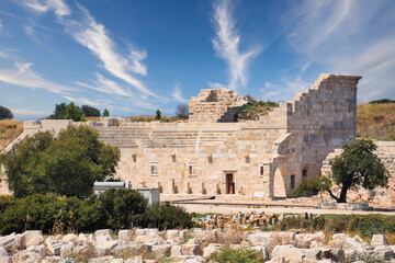 Fototapeta premium Patara Ruins, Lycia, Turkey. Patara, the capital of ancient Lydia, was a maritime and commercial city. Patara has beaches where the Mediterranean turtles Caretta-Caretta have laid their eggs.