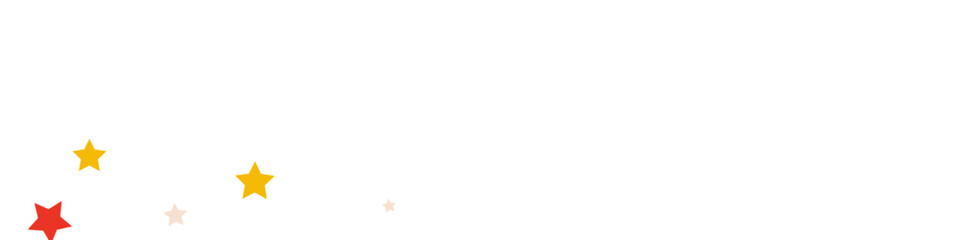 Falling Confetti Fun Vector White Panoramic