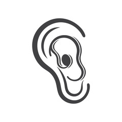 Hearing logo template