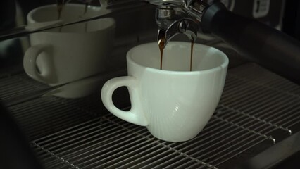 Black coffee percolation process