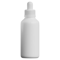 dropper serum bottle 3d rendering illustration