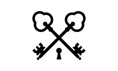 Key Logo Design Vector