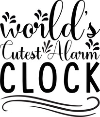 world’s cutest alarm clock