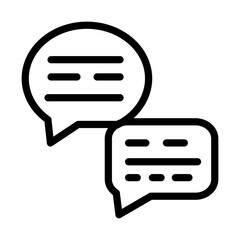 Dialog design vector icon