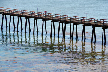 Haskell Beach ocean pier segment