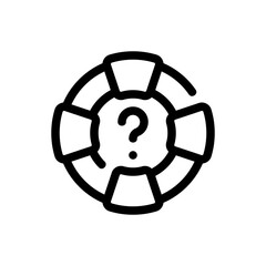 lifebuoy line icon