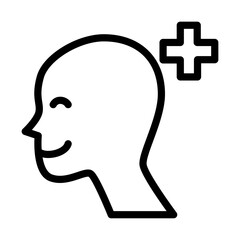 Positive Thinking vector icon