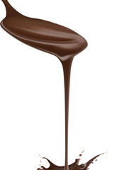 chocolate splash transparent background PNG Easy to use