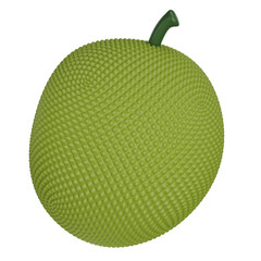 jackfruit 3d rendering illustration