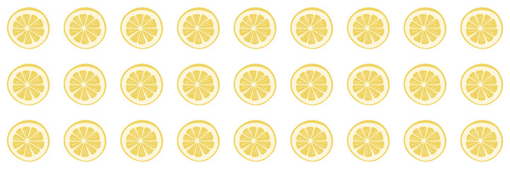 Simple seamless lemon pattern. Cute monochrome print for clothing, notebooks, packaging design.