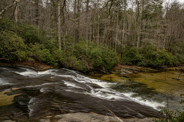 sliding rock falls cashiers nc