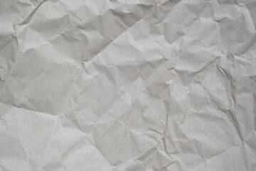 Texture of white  recycle crumpled paper, copy space for text.