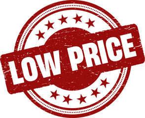 Low Price grunge rubber stamp vector illustration.