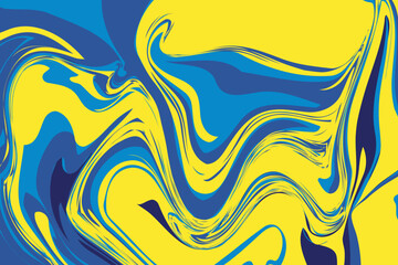 Light Blue, Yellow vector texture with curved lines. Colorful abstract illustration with gradient lines. Pattern for your business design.