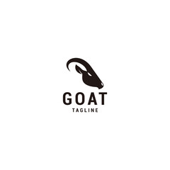 Goat logo design icon vector