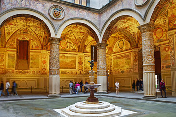 One of the courtyards of the Vecchio Palace - Cortile di Michelo