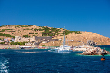 Fototapeta premium view of the bozcaada