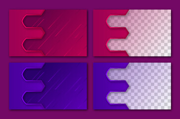 Abstract Modern Background with a choice of red and blue colors