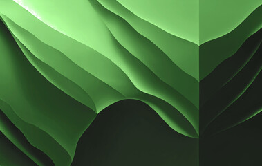 green background texture design, complex curvey shapes with different shades of olive green, spring swirly blossom and elegant concept wallpaper 
