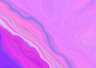 Pink and purple abstract background with waves. Liquid wallpaper in violet color.