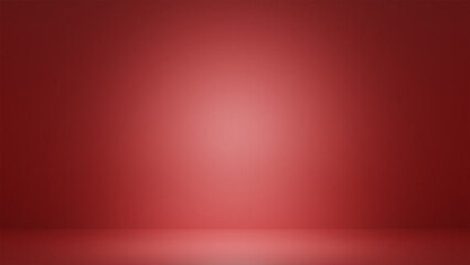 Obraz premium red room in the 3d. Background