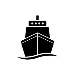 Ship Icon Vector Illustration 