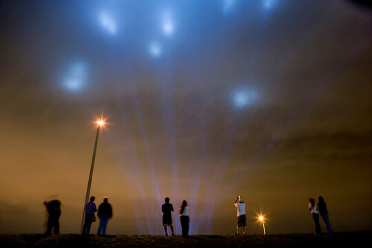 Tribute in lights to 184 killed at the Pentagon