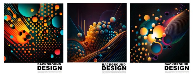 Dots abstract background, futuristic, colorfull and modern