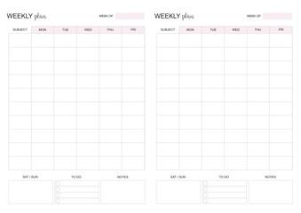Homeschool weekly schedule, Homeschool Planner, Homeschool Planner Calendar, KDP Interior, To Do Planner, Vector PDF, Blank Calendar