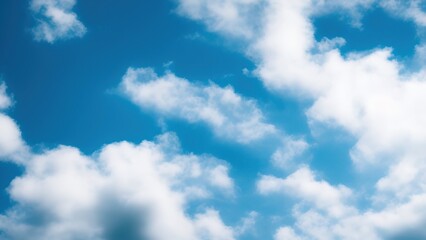 Obraz na płótnie Canvas Motion cloud on the blue sky.
