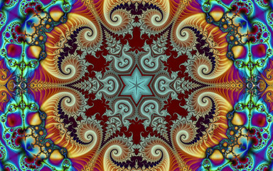 abstract fractal background