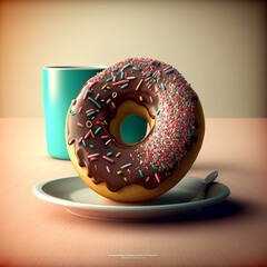 donut, food, sweet, dessert, cake, chocolate, doughnut, isolated, donuts, sprinkles, white, pastry, snack, icing, baked, bakery, sugar, pink, glazed, breakfast, colorful, delicious, round, unhealthy, 