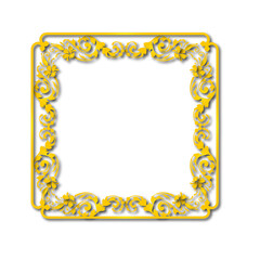 frames in vintage style with elements of ornament, art, pattern, background, texture