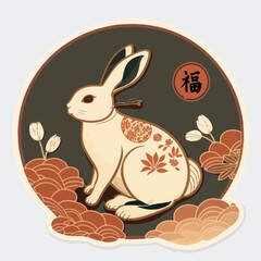 Celebrating the Year of the Rabbit: Chinese New Year Illustration