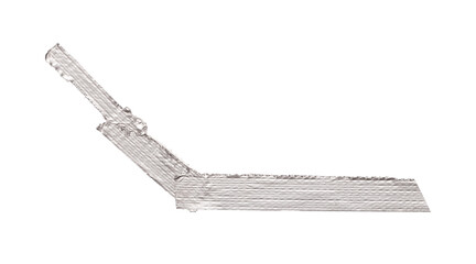 adhesive silver tape high resolution, png isolated on transparent background