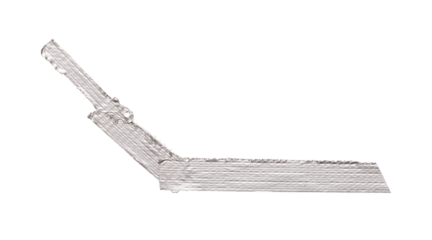 adhesive silver tape high resolution, png isolated on transparent background
