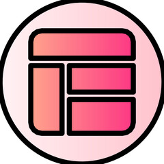 layout gradient icon